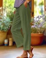 Küstenbrise Hose in Hellgrün
