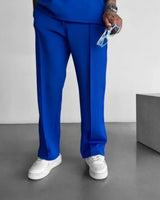 Zurich™ Hose im Maßgeschneiderten Stil mit Lockerer Passform in Blau