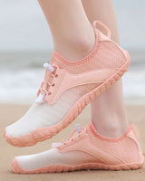 Barfußschuhe für Unisex mit breiter Zehenbox in Orange
