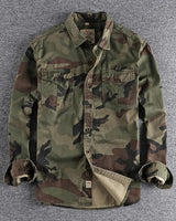 Corvin - Premium Camouflage-T-Shirt in Olivgrün