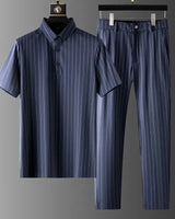 Atlas - Outfit-Set mit Streifen in Marineblau
