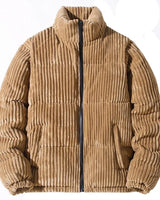 Fleece-Cordjacke - Dennis in Khaki