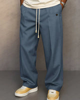 DIDIER - Elegante Hose mit Kordelzug in Blau