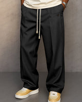 Theo | Moderne Jogginghose mit gerader Passform (1+1 Gratis) in Schwarz