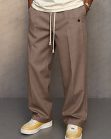 Theo | Moderne Jogginghose mit gerader Passform (1+1 Gratis) in Hellbraun