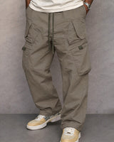 Fenix - Soft-Touch Cargo-Jogginghosen in Braun