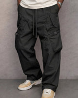 Fenix - Soft-Touch Cargo-Jogginghosen in Schwarz