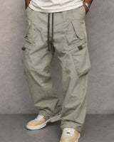 Fenix - Soft-Touch Cargo-Jogginghosen in Grau