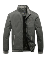 Sebastian - Fleecegefütterte Winterjacke in Grau