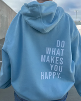 Kelita – Kapuzenpullover Mit Buchstabenprint Für Den Freizeitlook in Blau
