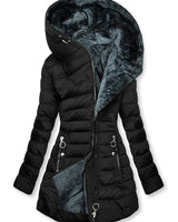 Damen hochwertiger Mantel in Schwarz