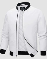 Warme Winterjacke für Männer - Mathias in Weiß