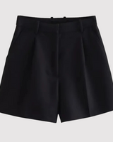 Frieda | Elegante Faltenshorts in Schwarz