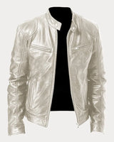 Zarek – Stilvolle Freizeitjacke in Silber