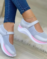 Emilia - Sneaker mit Klettverschluss in Rosa