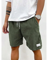 Geo | Bequeme Shorts in Grün