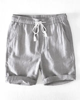 Noah - Shorts mit dehnbarem Bund in Grau