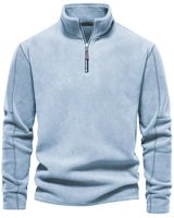 ROMAN - Warmer Herren Langarm-Pullover in Blau
