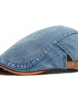 Otto | Premium Denim Flat Cap für Herren (1+1 GRATIS) in Blau