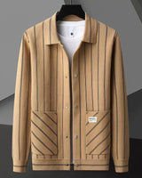 Chelson - Elegante Strickjacke Damen in Premium-Qualität in Khaki