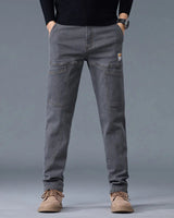 Araiz – Vintage Städtisch Drift Jeans in Grau