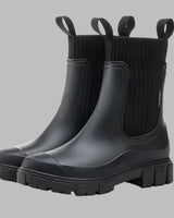Damen wasserabweisende Chelsea Boots in Schwarz