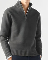 Mittens collar jumper - ROBEN in Dunkelgrau