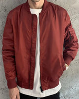 Solvex - Premium-Bomberjacke in Grau
