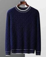Kaschmirpullover für Männer in Marineblau