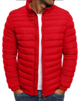 Daniel | Warme Winterliche Jacke in Rot