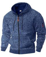 Jesson – Stilvolle Fleece-Kapuzenjacke in Blau