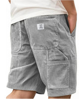 Lucas - Veredelte Cargoshorts in Grau