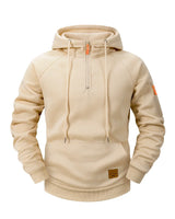 Mason – Sportive Zip-Hoodie in Khaki