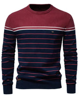 Pim | Robuster Herrenpullover in Rot