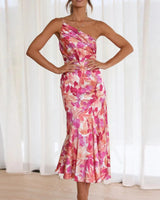 Cassie | Elegantes Sommerkleid in Rosa