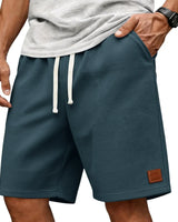 Garenix - Strukturierte Athleisure-Shorts in Marineblau