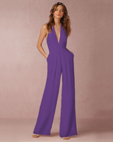 Mette | Everyday-Jumpsuit mit Weitem Bein in Lila