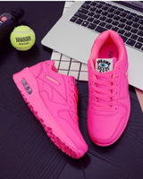 Stilvolle Vegane Leder Damen Sneakers - Valencia in Fuchsia