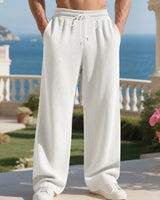 Henry™ Premium-Texturstrickhose mit verstellbarem Kordelzug in Weiß