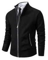Anton | Eleganter Premium-Cardigan in Schwarz