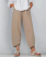 Mira | Loose-Fit Sommerhose in Khaki