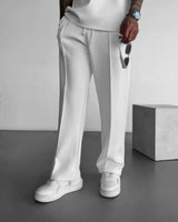 Zurich™ Hose im Maßgeschneiderten Stil mit Lockerer Passform in Weiß
