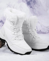 Nordika™-Stiefel mit kuscheligem Futter und rutschfester Sohle / Sicherheit und Wärme für extreme Kälte! in Weiß