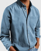 Alvin™ | Premium Casual Hemd in Sky Blau
