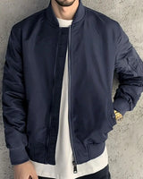 Solvex - Premium-Bomberjacke in Schwarz