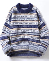 Anselmo - Warmer Damenpullover  - Gemütlicher Strickpullover Für Kalte Tage in Blau