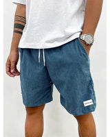 Geo | Bequeme Shorts in Blau