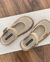 Bellevie™ Sandalen Mit Handgefertigter Flechtoptik und Atmungsaktivem Design in Khaki