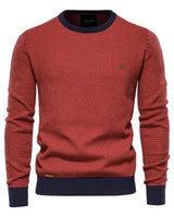 Steinmann | Herrenpullover mit Rautenmuster in Orange