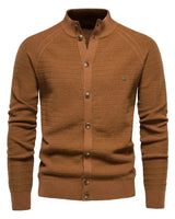 Ottmar | Exklusive Baumwoll-Cardigan in Braun